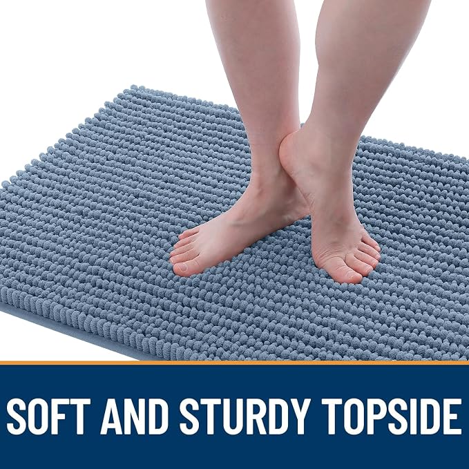 OLANLY Dog Door Mat for Muddy Paws 47x17, Ultra Absorbent Chenille Mud Doormat - Image 3