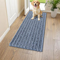 Smiry Dog Door Mat for Muddy Paws 47x17, Absorbent Dirt Trapper, Non-Slip by Smiry