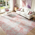 Rugflix 8x10 Area Rugs for Nursery Girls Room, Washable Large Rug by RugflixAreaRugs