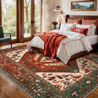 SERISSA 6x9 Area Rugs for Living Room, Large Washable Non-Slip Boho Rug - Image 3