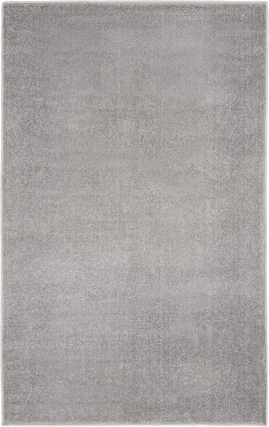 Nourison Home Nourison Essentials Silver Grey 3' x 5' Area Rug - Image 7