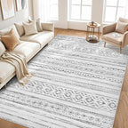cotiled 9x12 Area Rugs Living Room Rug: Washable Boho Rugs - Image 6