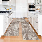 3-Piece Kitchen Rug Set with Runner – Non-Slip Washable Small Kitchen Mats by BYYVOORugsforYourHome