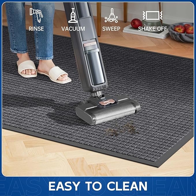 Durable Front Door Mat, Non-Slip Rubber Backing, Stain and Fade Resistant - Image 5
