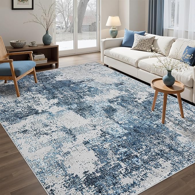 Area Rug Living Room Rugs: 5x7 Washable Rug by Tosuoka