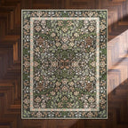 jinchan Zenith Floral 8x10 Area Rugs Soft Low-Pile Living Room Rug Machine - Image 9