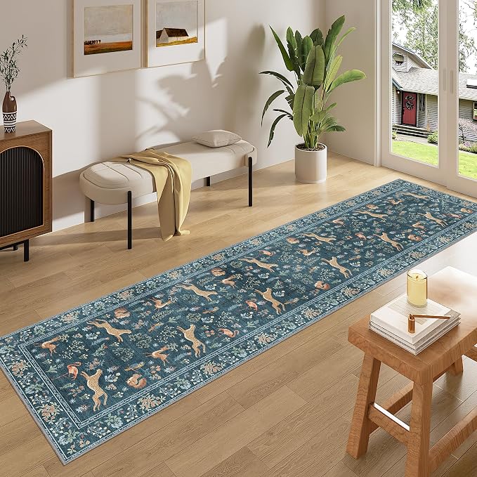 DUKINO Runner Rug, 2x8 Washable Kitchen Rugs - Image 3