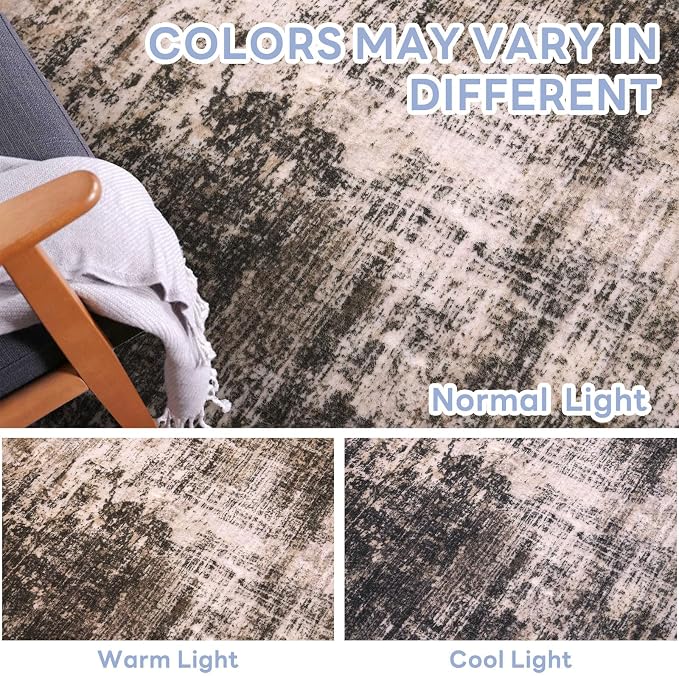 IOHOUZE Abstract Runner Rug 2x5 Ft Washable Runners - Image 5