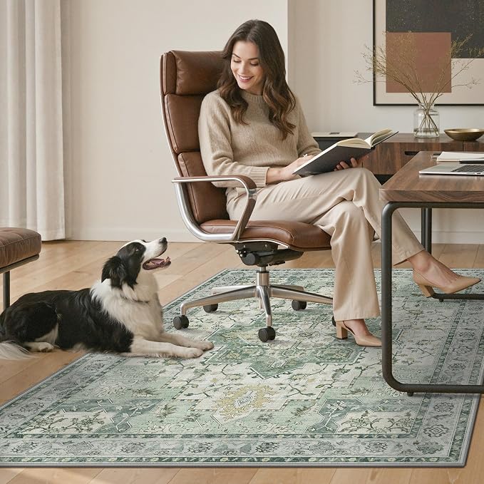 36"x60" Office Chair Mat for Hardwood Tile Floor, Under Desk Carpet Protector - Image 7