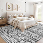 cotiled 10x13 Area Rugs Living Room Rug: Washable Boho Rugs - Image 4