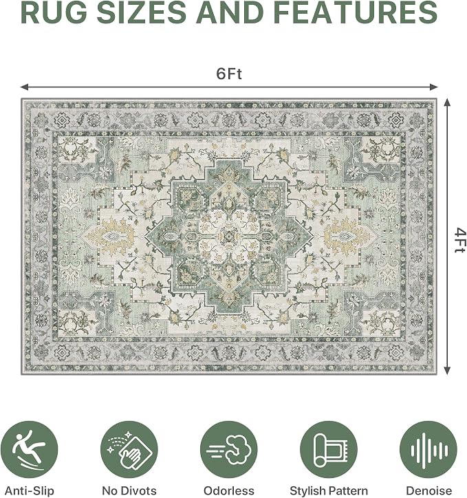 48"x72" Office Chair Mat for Hardwood Tile Floor, Under Desk Carpet Protector - Image 9
