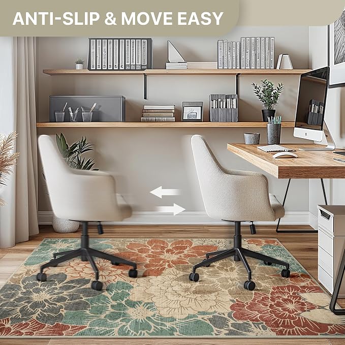 48"x60" Office Chair Mat for Hardwood Tile Floor, Under Desk Carpet Protector - Image 4