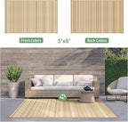 GENIMO Outdoor Rug for Patio Clearance, Lightweight Waterproof RV Camping Mat - Image 4