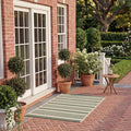 SAFAVIEH Courtyard Collection 2' x 3'7" Beige/Dark Green CY6062 Nautical by Unknown