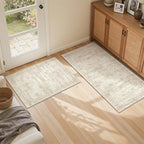 Washable Kitchen Rugs Sets of 2 Piece, Hallway Runner Rug Non-Slip - Image 4