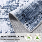 DMOYEST Washable Runner Rug for Hallway: 2x6 Neutral Modern Abstract Low Pile - Image 6
