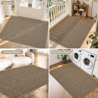 BEQHAUSE Dirt Trapper Door Mat 36" x 60", Non-Slip Washable Doormats Entrance - Image 8