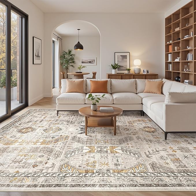 befbee Washable Rug 8x10 Area Rugs by Befbee