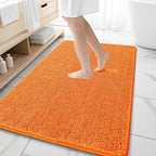 OLANLY Large Bathroom Rugs 59x35, Extra Soft Absorbent Chenille Bath Rugs by OLANLY