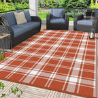GENIMO Waterproof Outdoor Rug for Patio Clearance, Lightweight RV Camping Mat by GENIMO
