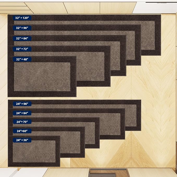 Machine Washable Kitchen Rug 24" x 70", Non Slip Kitchen Mat - Image 4