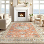 Vintage Living Room Area Rug 5x7 - Image 5