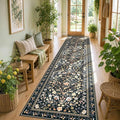Rugxara 2x10 Floral Runner Rug, Washable Runners by Rugxara