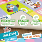 KC Cubs 3x5 ABC Alphabet Animal Rug – Educational Non-Slip Play Mat - Image 4