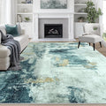 9x12 Area Rugs for Living Room Rug Washable: Abstract Large Rug for Dining Room by Aelenmu