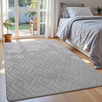 Macgace Ultra Soft Grey Area Rug - Image 2
