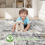10x14 Area Rugs Living Room: Washable Large Abstract Soft Stain Resistant - Image 7