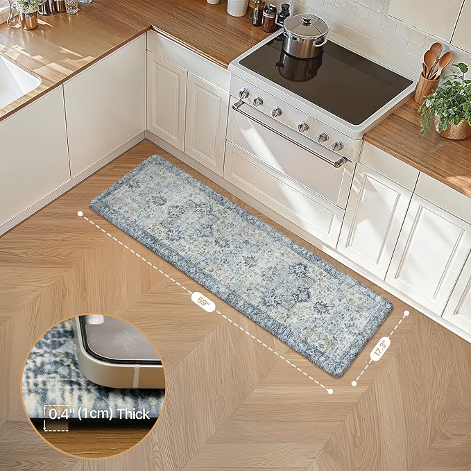 GENIMO Kitchen Mats for Floor, Washable Anti Fatigue Mat for Cushioned - Image 2