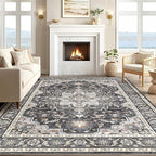 Vintage Living Room Area Rug 9x12 - Image 5