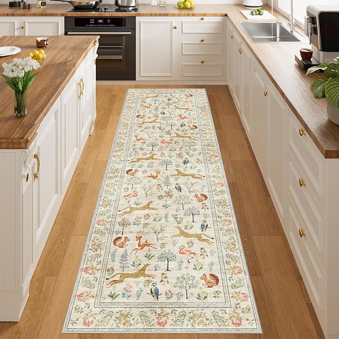 DUKINO 2x6 Rug for Hallway, Washable Kitchen Runner Rug - Image 5