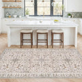 4x8 Rug Washable for Entryway Kitchen – Non-Slip Rubber Backed Area Rug for by BYYVOORugsforYourHome