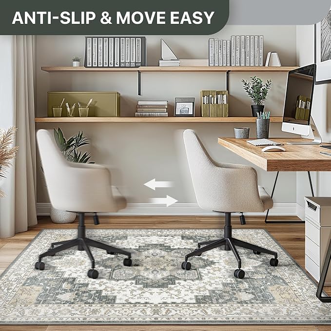 36"x48" Office Chair Mat for Hardwood Tile Floor, Under Desk Carpet Protector - Image 5
