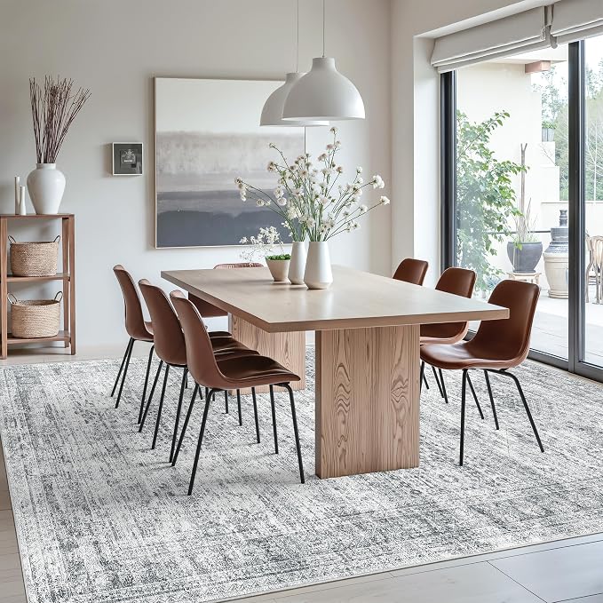Soalmost Washable Area Rug 8x12, Large Soft Rugs - Image 2