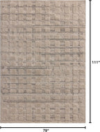 Loloi Amber Lewis Monty Collection MOT-06 Pebble/Beige 6'-7" x 9'-3" Area Rug - Image 2