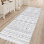 cotiled Hallway 2.6x8 Runner Rugs: Washable Boho Rugs - Image 7
