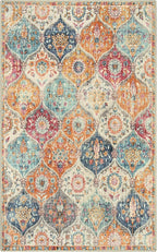Lahome Moroccan 5x8 Area Rug, Ultra-Thin Washable Rugs - Image 8