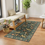 DUKINO 2x4 Rug for Hallway, Washable Kitchen Runner Rug - Image 3