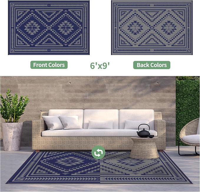 GENIMO Outdoor Rug for Patio Clearance - Image 4