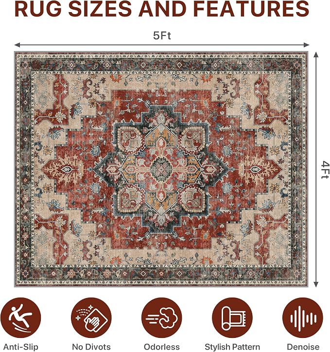 48"x60" Office Chair Mat for Hardwood Tile Floor, Under Desk Carpet Protector - Image 9