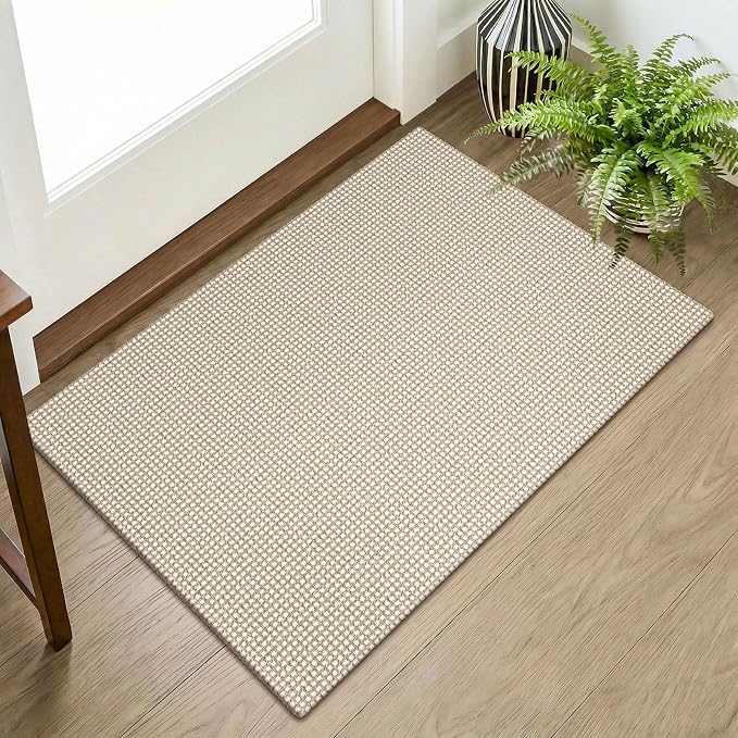 KOZYFLY Indoor Door Mat 2x3 ft Small Area Rugs Washable Front Door Mat Non Slip by KOZYFLY