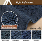 COSY HOMEER 60x24Inch/35X24Inch Kitchen Rugs Sets Non-Slip Washable Kitchen Mats - Image 8