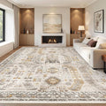 befbee 10x14 Area Rugs, Ultra-Thin Washable Rugs by Befbee