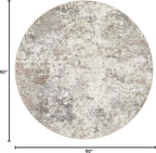 UERMEI 5ft Round Area Rug Living Room Rugs - Image 2