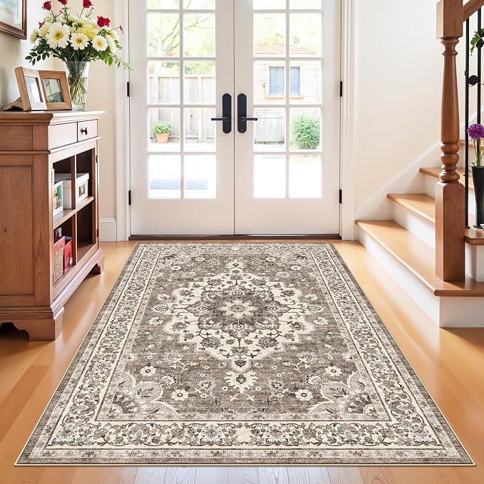 4x6 Area Rugs for Living Room: Perfect for Bedroom Kitchen Kids Room Nursery by TOPRUUG
