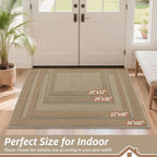 BEQHAUSE Indoor Door Mat 32" x 48", Dirt Trapper Door Mats Non-Slip Entryway - Image 2