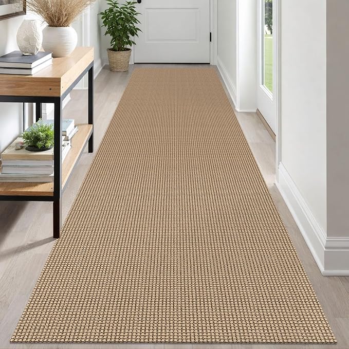IOHOUZE Washable Runner Rug 3x12 Non Slip Rubber Backed Extra Long Hallway by iOhouze